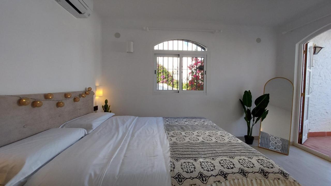 New Boho Home With Balcony, Private Garden And Communal Pool Nerja Luaran gambar
